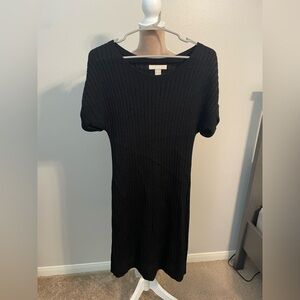 Banana Republic Black Midi Dress